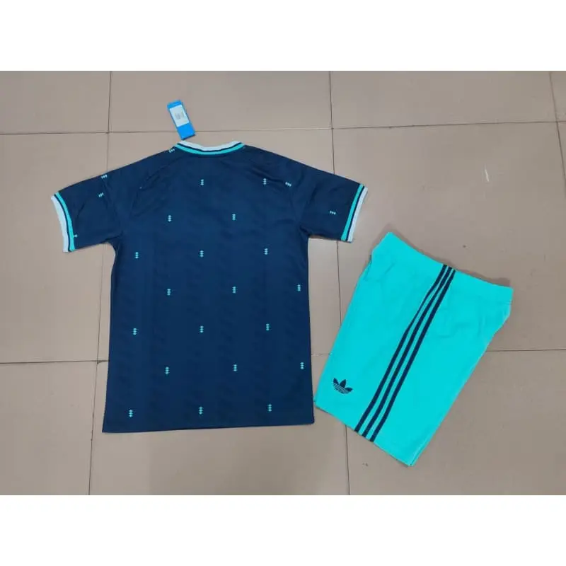 Camiseta Alemania Mundial 2026 Away Azul Niño Kit