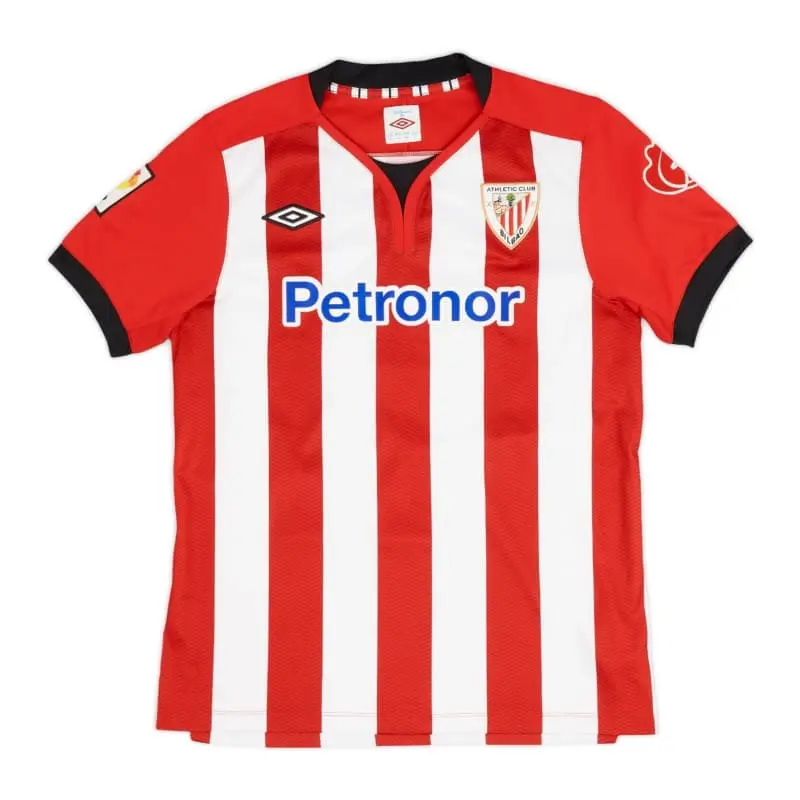 Camiseta Athletic de Bilbao 2011/12 Home Retro Rojo/Blanco