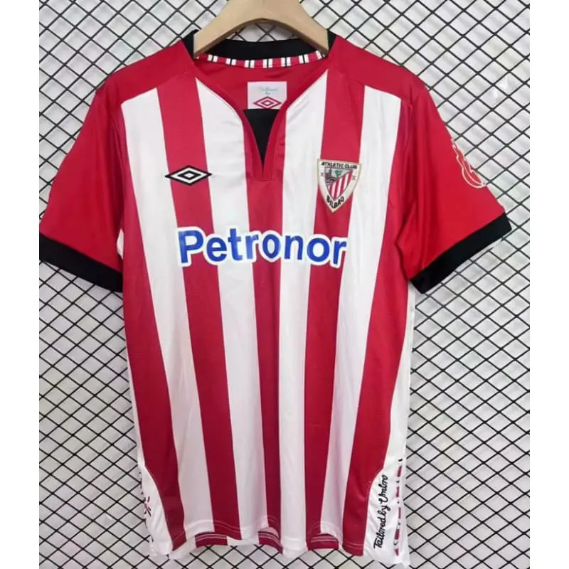 Camiseta Athletic de Bilbao 2011/12 Home Retro Rojo/Blanco