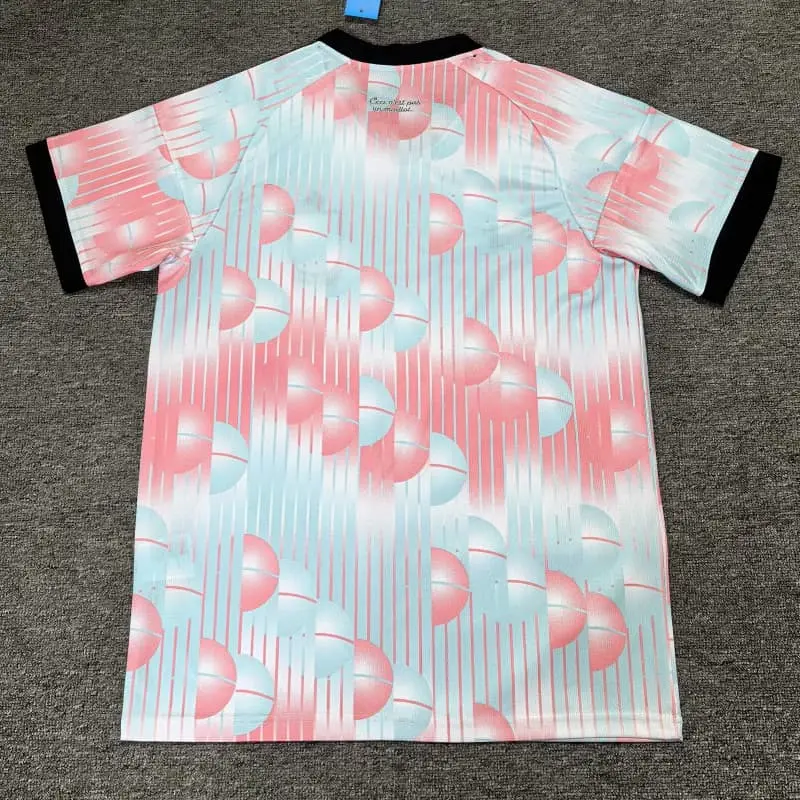 Camiseta Bélgica Mundial 2026 Away Rosa/Azul Claro