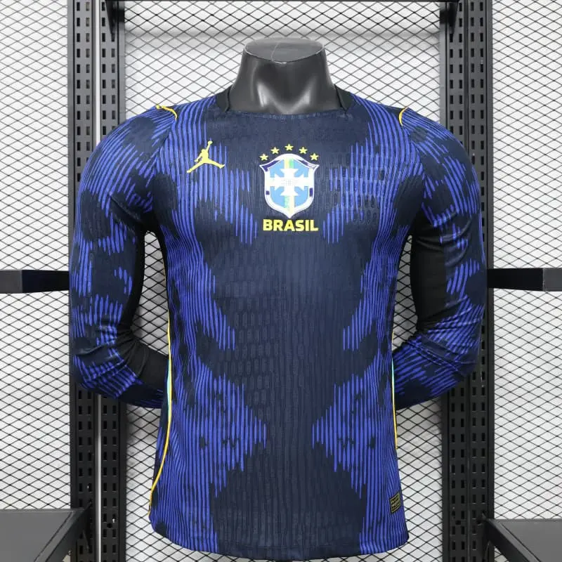 Camiseta Brasil Mundial 2026 Away ML Azul (EDICIÓN JUGADOR)