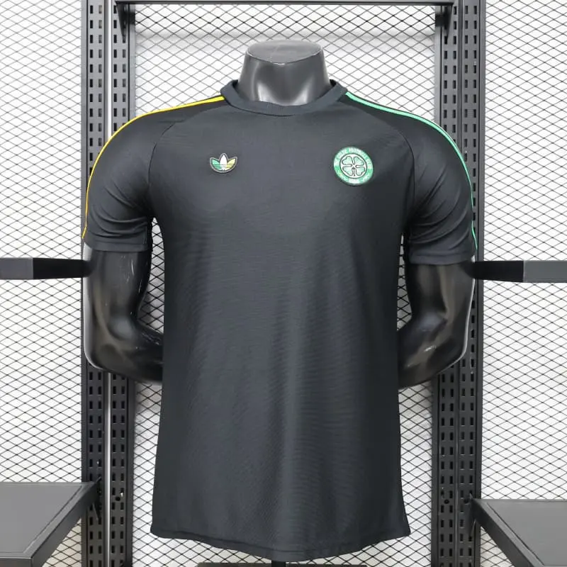 Camiseta Celtic Retro 2025/2026 Negro (EDICIÓN JUGADOR)