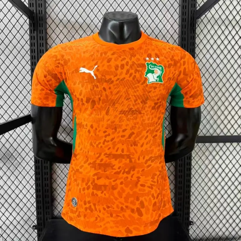 Camiseta Costa de Marfil Mundial 2026 Home Naranja (EDICIÓN JUGADOR)
