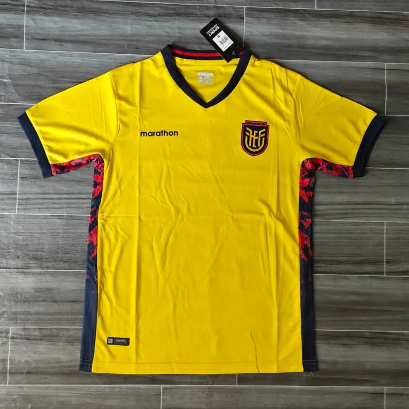 Camiseta Ecuador Home Mundial 2026 Amarillo