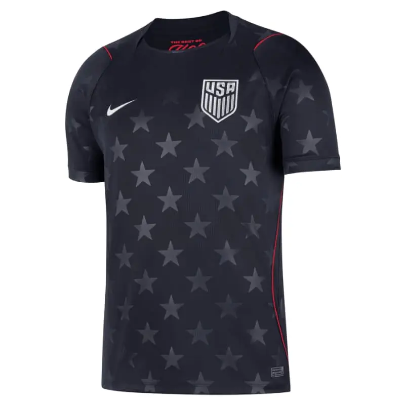 Camiseta EE.UU Mundial 2026 Away Negro Obsidiana