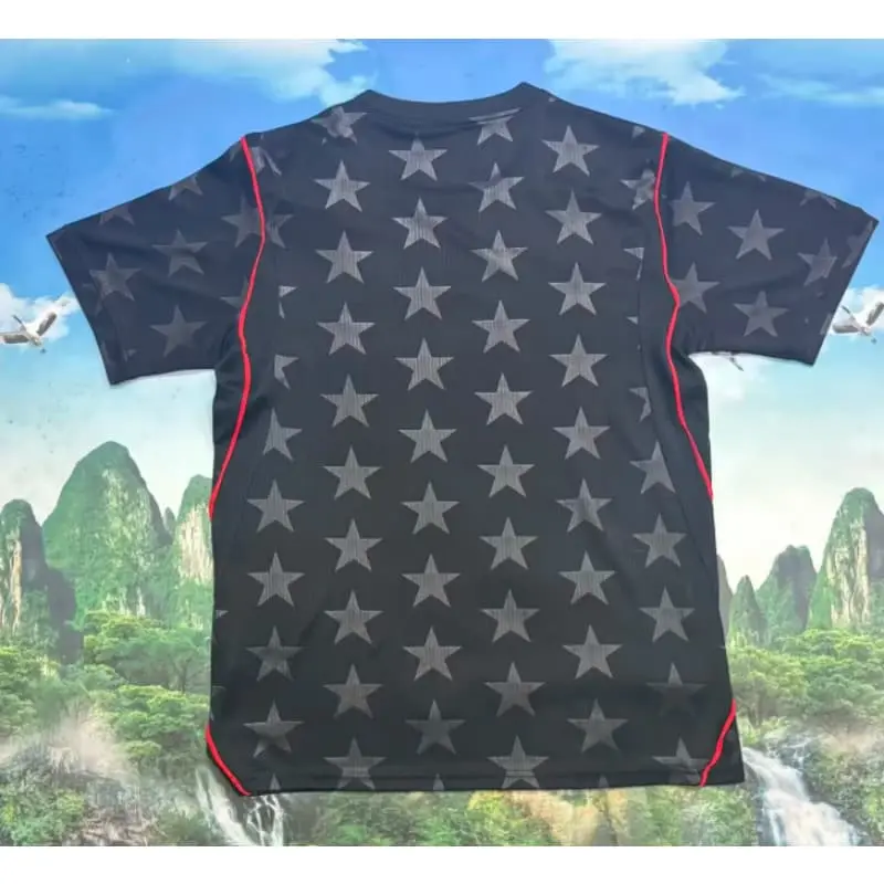 Camiseta EE.UU Mundial 2026 Away Negro Obsidiana