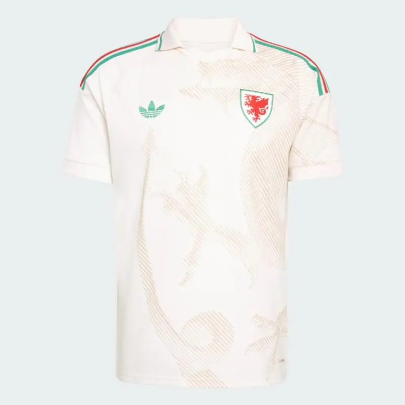 Camiseta Gales Mundial 2026 Away Blanco
