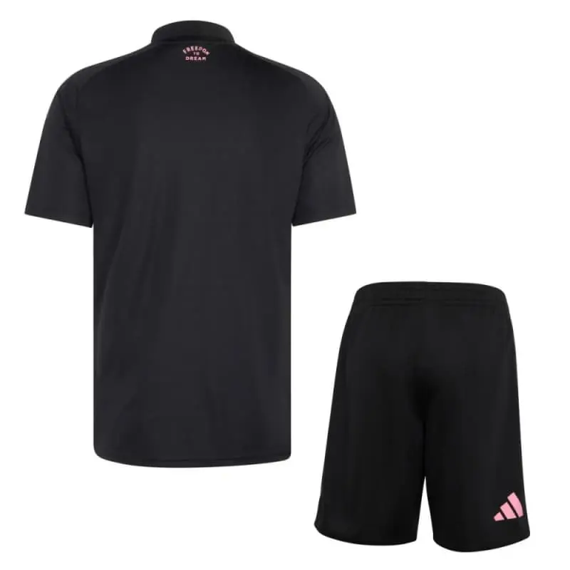 Camiseta Inter Miami 2026/2027 Away Negro/Rosa Niño Kit
