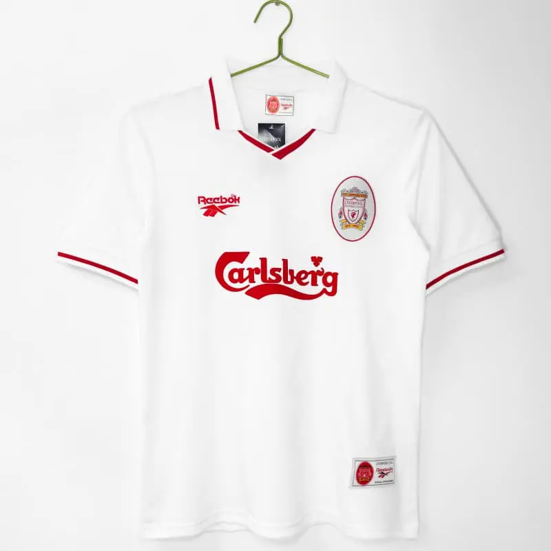 Camiseta Liverpool Retro 1996/97 Blanco