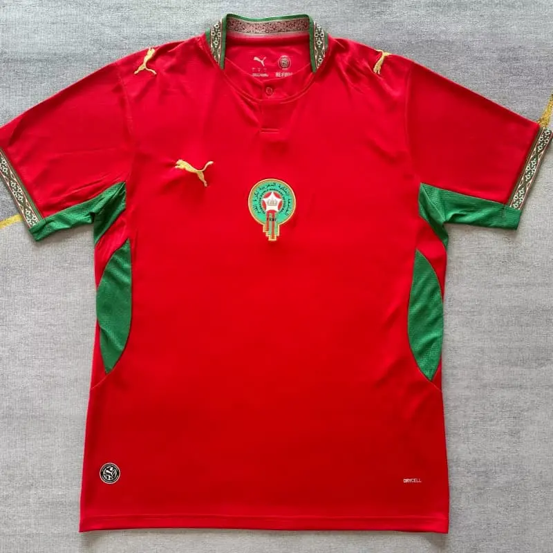 Camiseta Marruecos Mundial 2026 Home Rojo