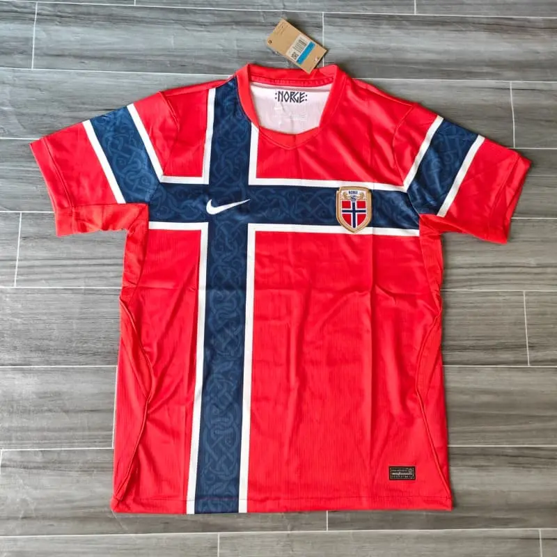 Camiseta Noruega Mundial 2026 Home Rojo/Azul