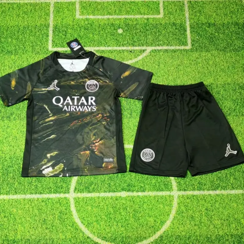 Camiseta PSG 2025/2026 Night Edition Negro Niño Kit