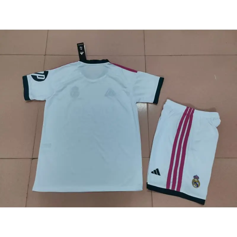 Camiseta Real Madrid 2026/2027 Blanco Niño Kit con Parche HP