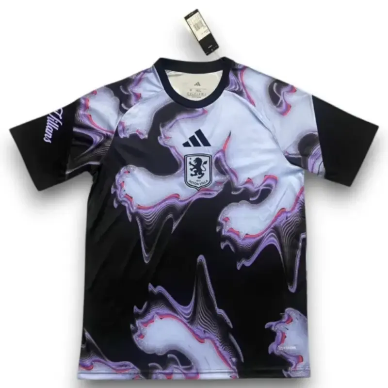 Camiseta Aston Villa 2026/2027 Pre-Match Negro/Blanco