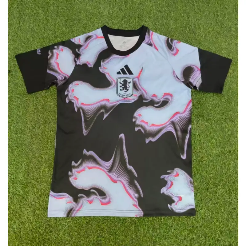 Camiseta Aston Villa 2026/2027 Pre-Match Negro/Blanco