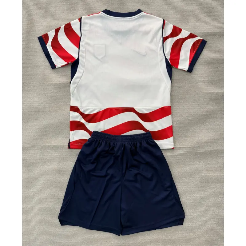 Camiseta EE.UU Mundial 2026 Home Rojo/Blanco Niño Kit