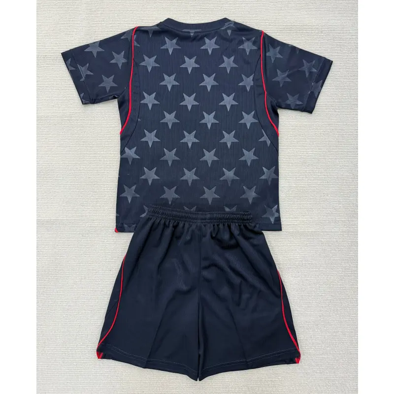 Camiseta EE.UU Mundial 2026 Away Negro Obsidiana Niño Kit