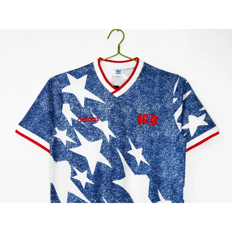 Camiseta EE.UU. 1994 Away Retro Azul/Blanco