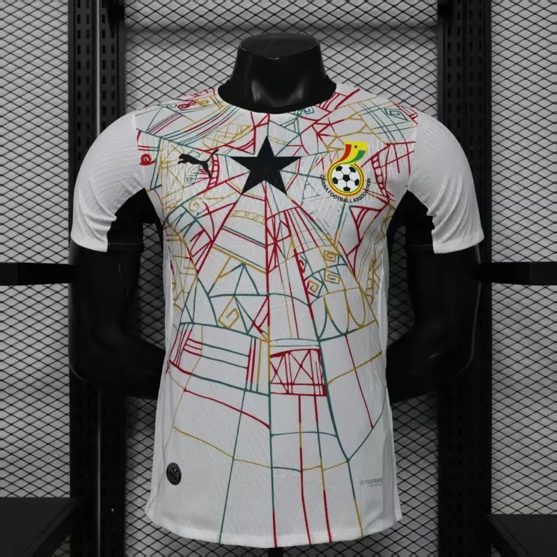 Camiseta Ghana Mundial 2026 Home Blanco (EDICIÓN JUGADOR)