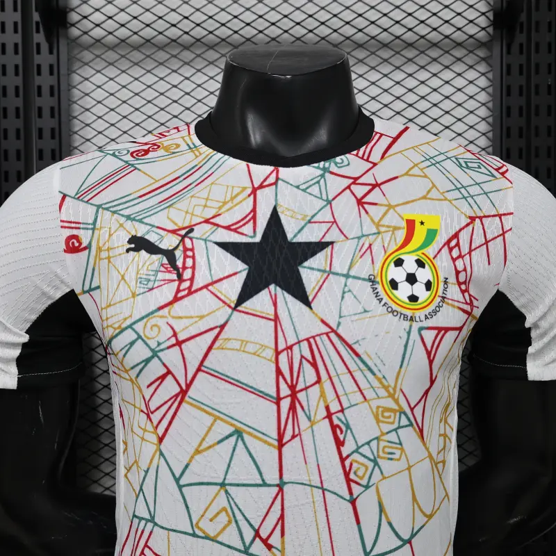 Camiseta Ghana Mundial 2026 Home Blanco (EDICIÓN JUGADOR)