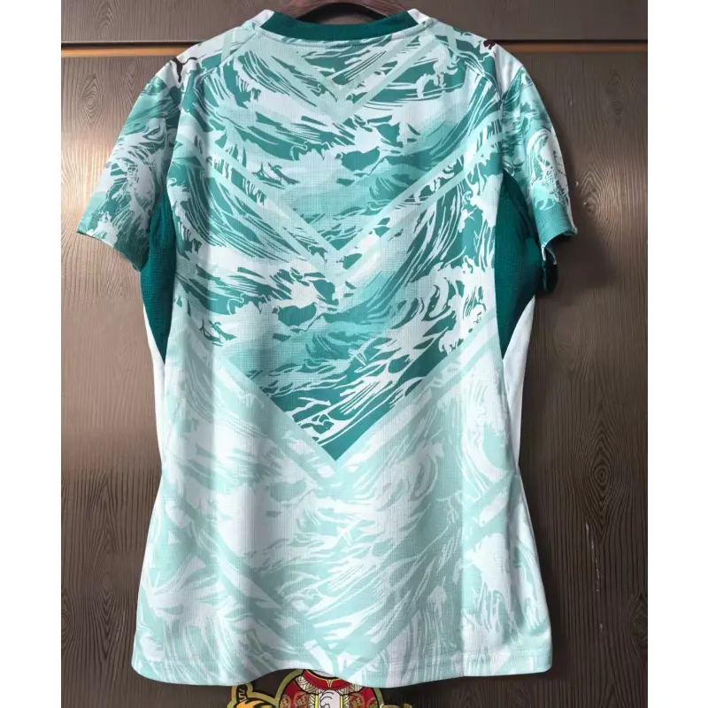 Camiseta Portugal Mundial 2026 Away Verde/Blanco Mujer