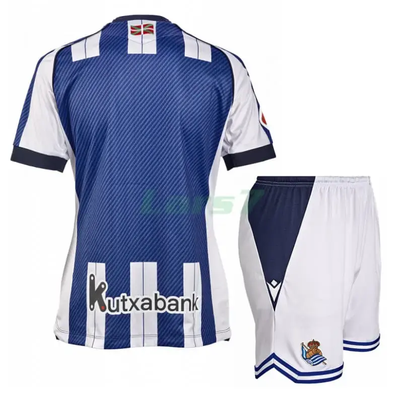 Camiseta Real Sociedad 2025/2026 Home Edición Final Copa del Rey Niño Kit