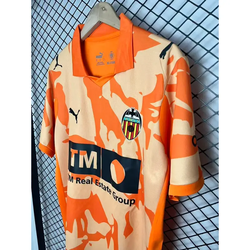 Camiseta Valencia 2026/2027 Naranja Versión Retro