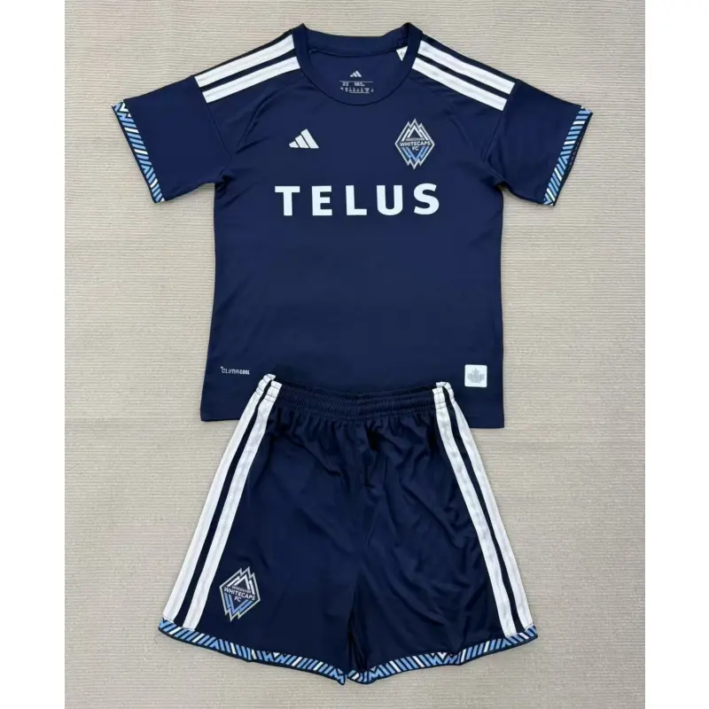 Camiseta Vancouver Whitecaps 2026/2027 Away Azul Niño Kit