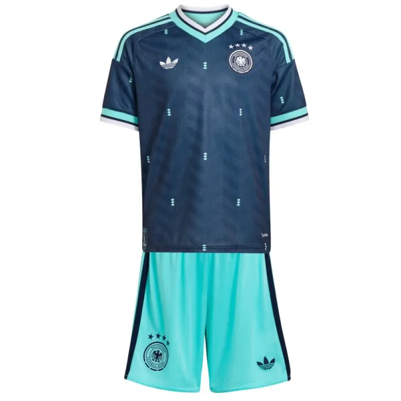 Camiseta Alemania Mundial 2026 Away Azul Niño Kit