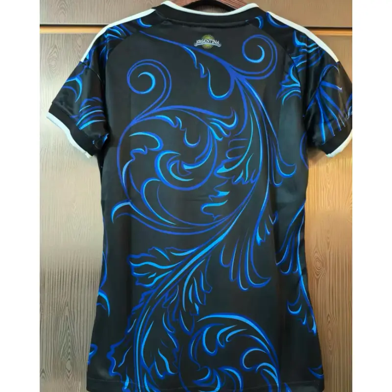Camiseta Argentina Mundial 2026 Away Azul Mujer con FIFA2022