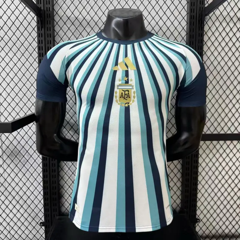 Camiseta Argentina 2026 Edición Especial Blanco/Azul/Negro (EDICIÓN JUGADOR)