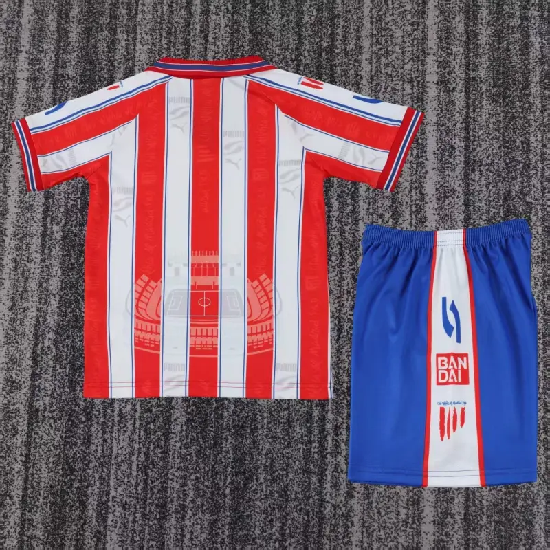 Camiseta Atletico de Madrid 1996/1997 Home Retro Rojo/Blanco Niño Kit