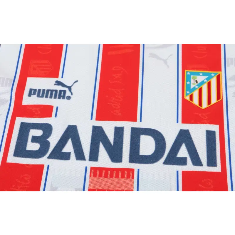 Camiseta Atletico de Madrid 1996/1997 Home Retro Rojo/Blanco Niño Kit