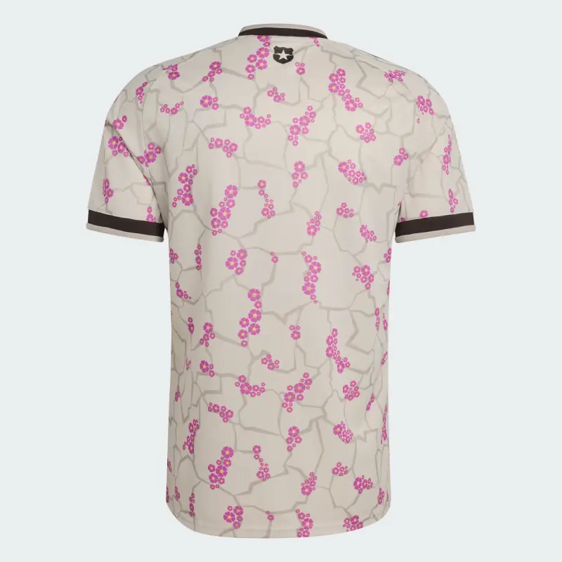 Camiseta Chile Mundial 2026 Away Beige/Rosa