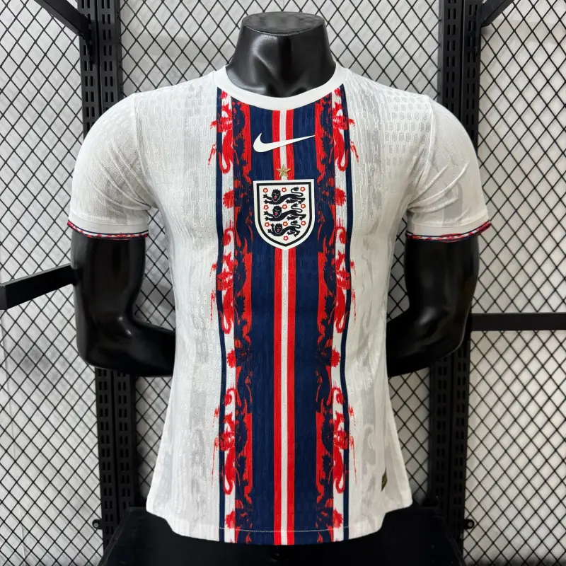 Camiseta Inglaterra 2026 Edición Especial Blanco/Rojo/Azul (EDICIÓN JUGADOR)