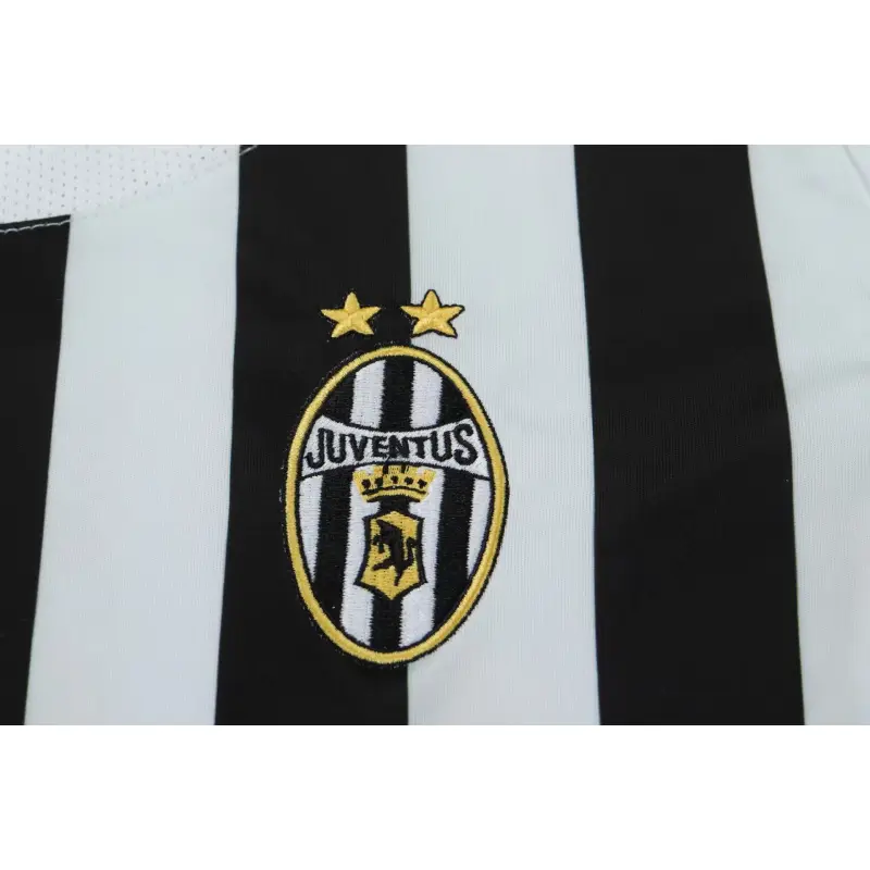 Camiseta Juventus 2003/2004 Home Retro Blanco/Negro Niño Kit