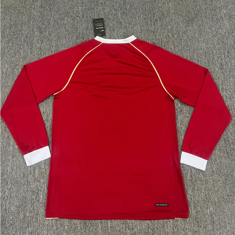 Camiseta Manchester United 2006/07 Home Retro ML Rojo