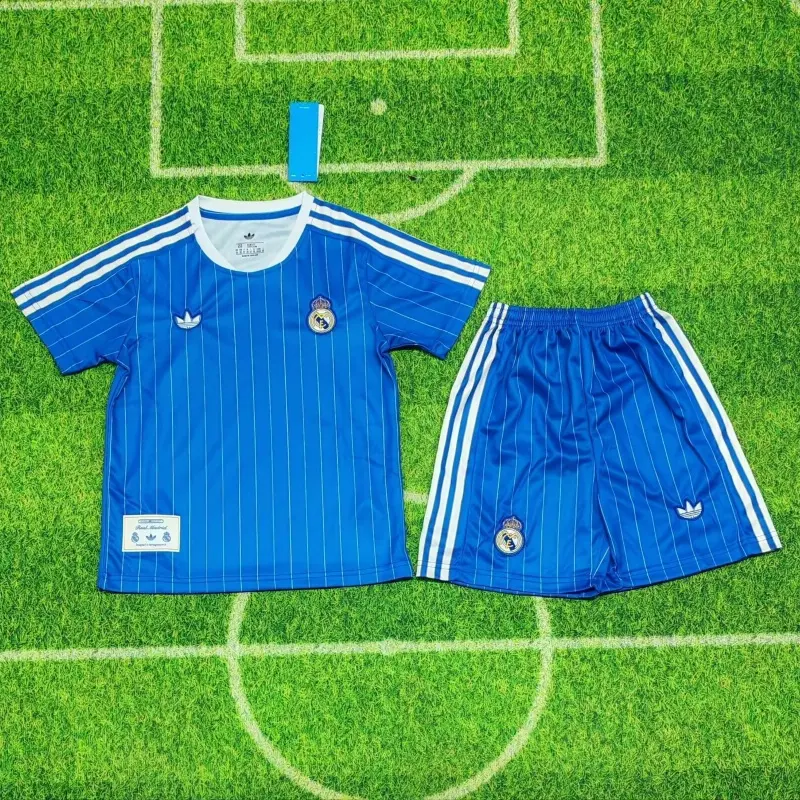 Camiseta Real Madrid 2026/2027 Edición Especial Azul Niño Kit