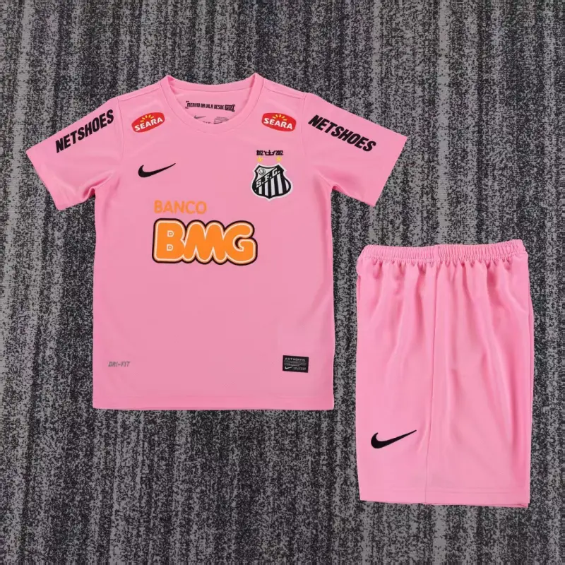 Camiseta Santos FC Retro 2013 Rosa Niño Kit