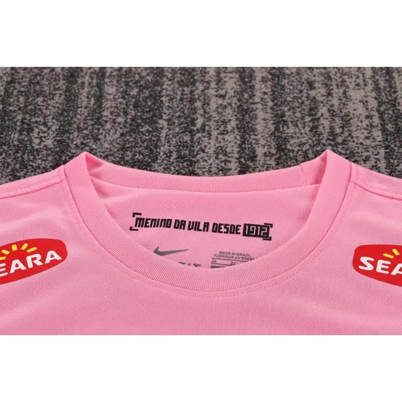 Camiseta Santos FC Retro 2013 Rosa Niño Kit