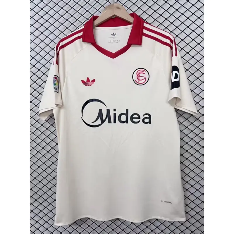 Camiseta Sevilla FC 2026/2027 Blanco Versión Retro