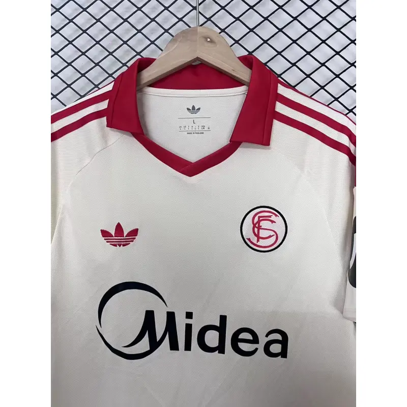 Camiseta Sevilla FC 2026/2027 Blanco Versión Retro