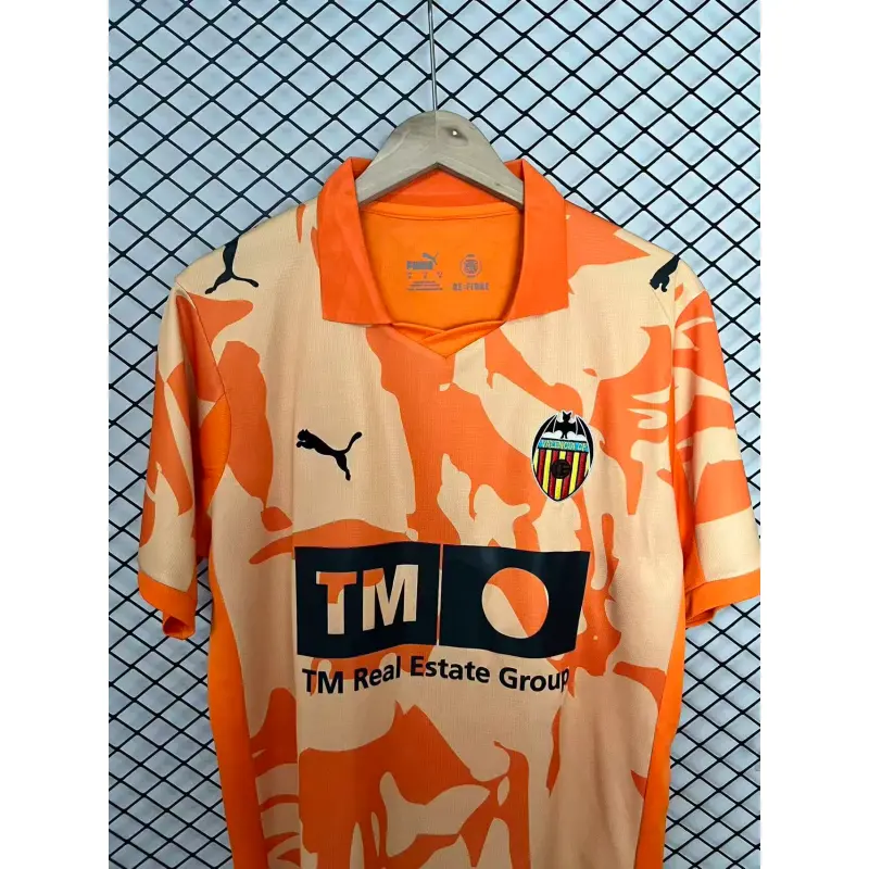 Camiseta Valencia 2026/2027 Naranja Versión Retro