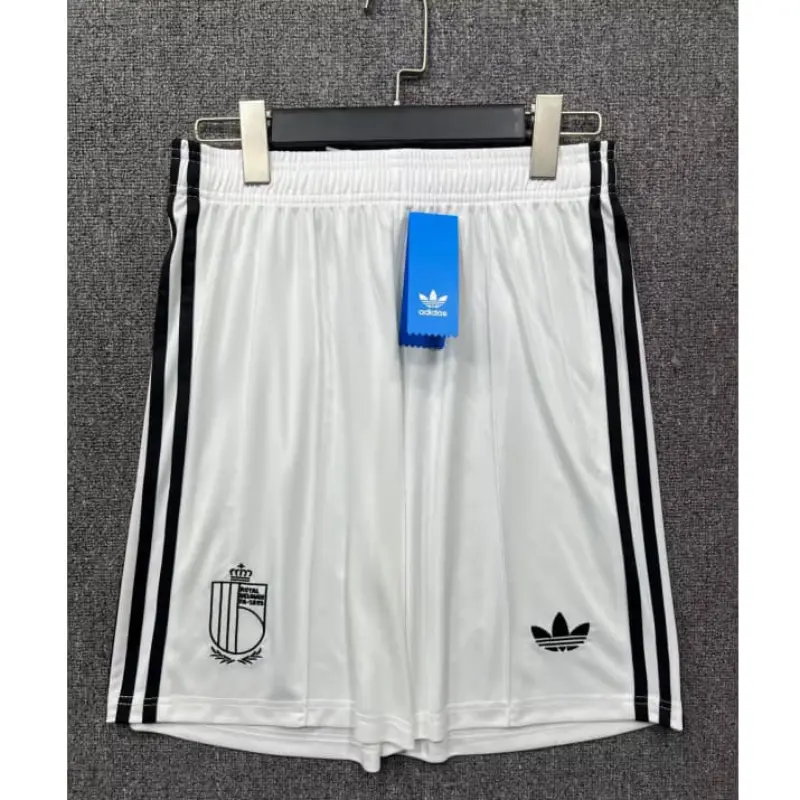 Pantalón Corto Bélgica Mundial 2026 Away Blanco