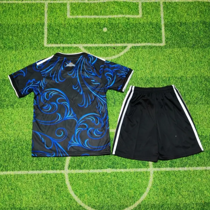 Camiseta Argentina Mundial 2026 Away Azul Niño Kit con FIFA2022