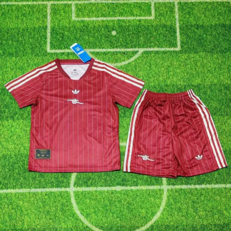 Camiseta Arsenal 2026/2027 Rojo Versión Retro Niño Kit
