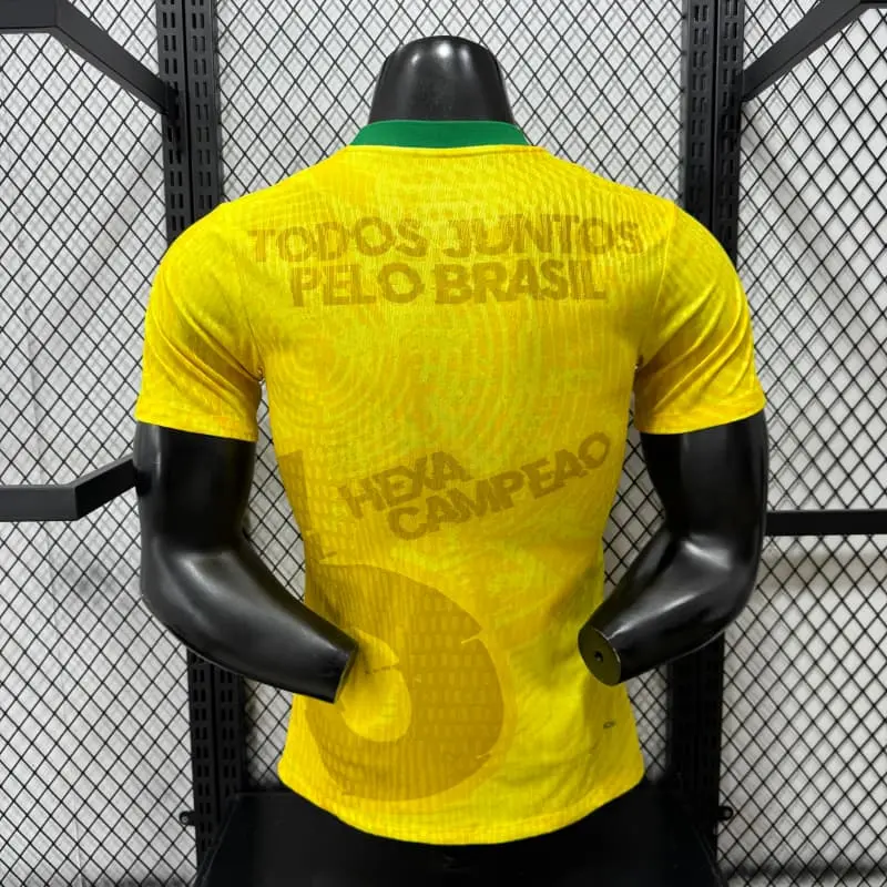 Camiseta Brasil 2026 Edición Especial Amarillo (EDICIÓN JUGADOR)