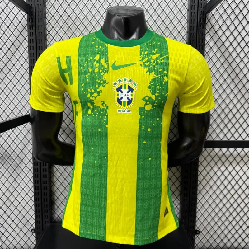 Camiseta Brasil 2026 Edición Especial Amarillo/Verde (EDICIÓN JUGADOR)