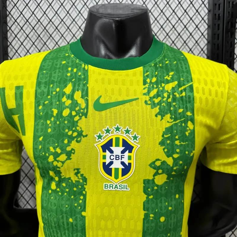 Camiseta Brasil 2026 Edición Especial Amarillo/Verde (EDICIÓN JUGADOR)