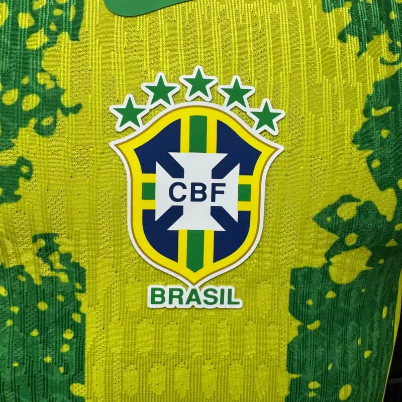 Camiseta Brasil 2026 Edición Especial Amarillo/Verde (EDICIÓN JUGADOR)